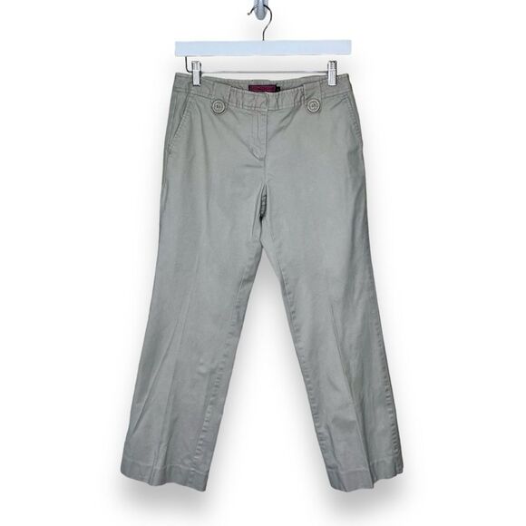 Vineyard Vines By Shep and Ian Cape Fit Khaki Chino Pants Womens 4 Tan Stretch - Picture 1 of 12